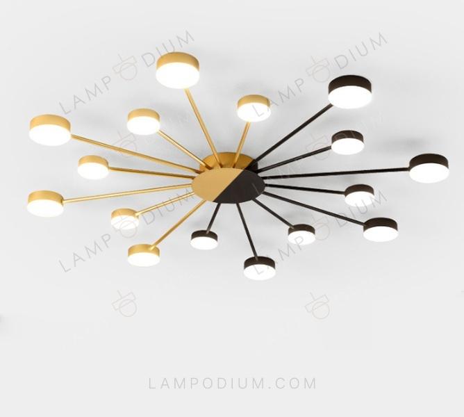 Ceiling light POLARE LUCE 6 Ø 85 CM