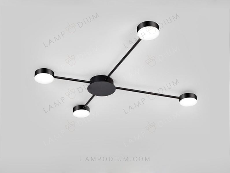 Ceiling light POLARE LUCE 6 Ø 85 CM