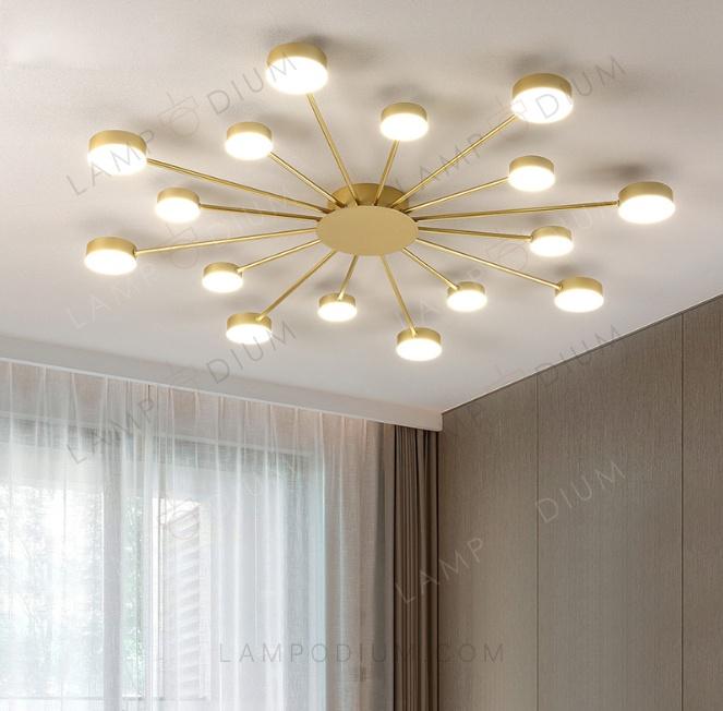 Ceiling light POLARE LUCE 6 Ø 85 CM