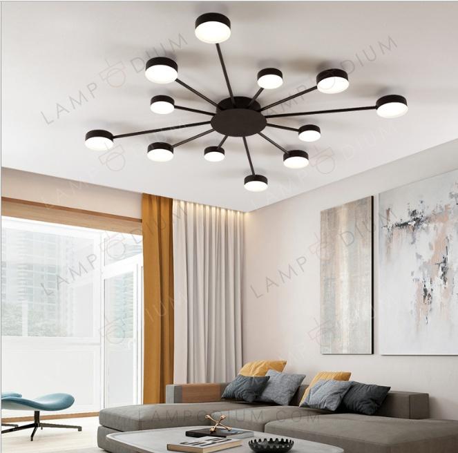 Ceiling light POLARE LUCE 6 Ø 85 CM