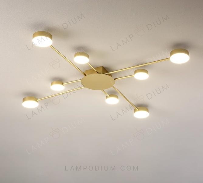 Ceiling light POLARE LUCE 6 Ø 85 CM