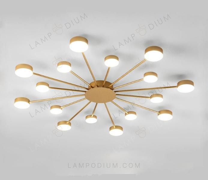 Ceiling light POLARE LUCE 6 Ø 85 CM