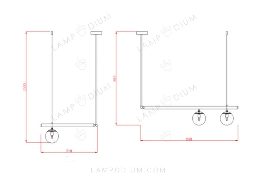 Chandelier LUMINA FIORENTINO