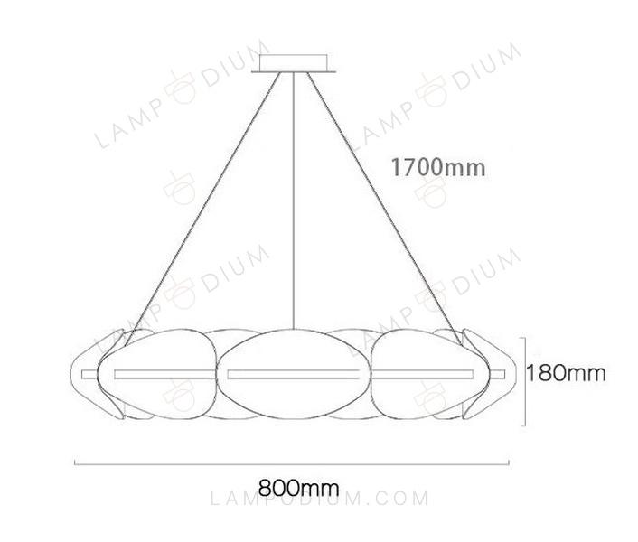 Chandelier FIORELLA