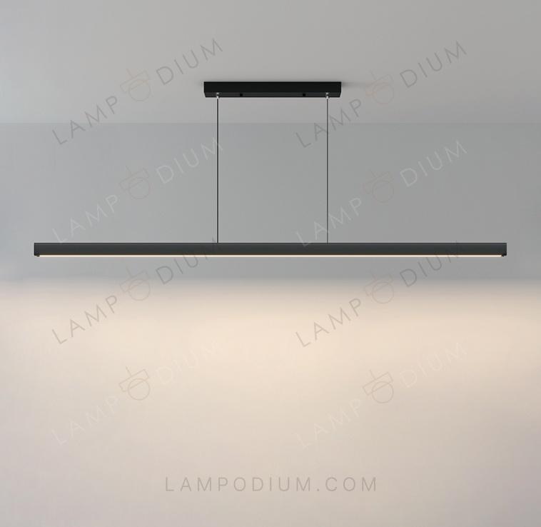 Pendant light HORIZONTALI STICK 150 CM