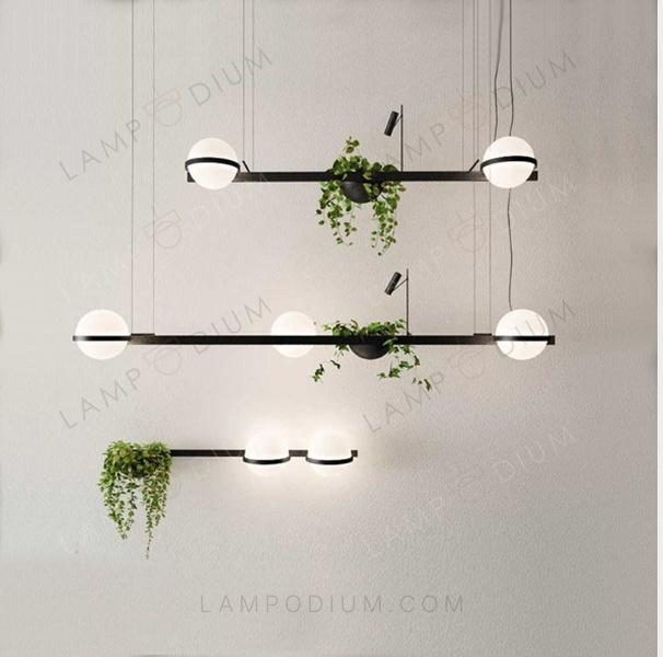 Pendant light ORBITE MATTE 2