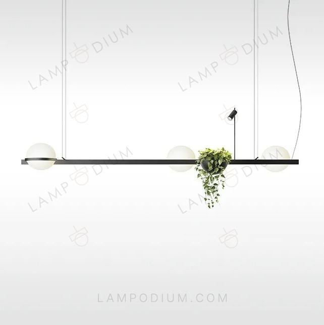 Pendant light ORBITE MATTE 3 CIOTOLA