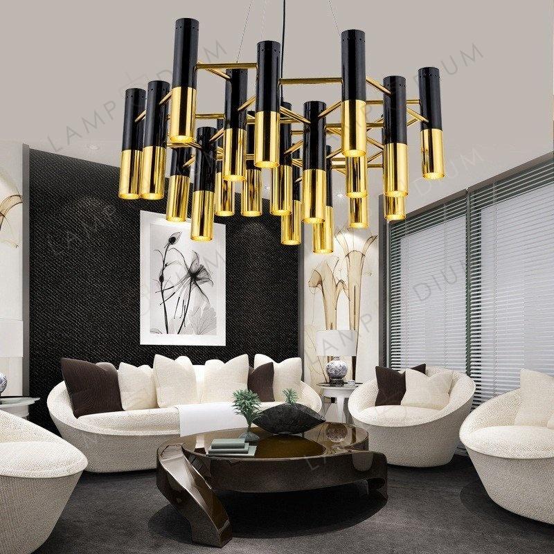 Chandelier GOLD E NERO 19