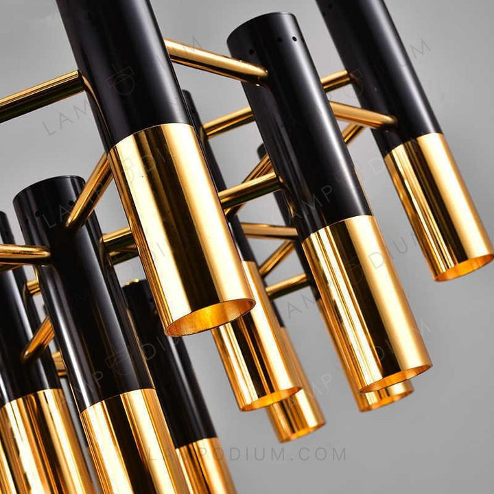 Chandelier GOLD E NERO 19