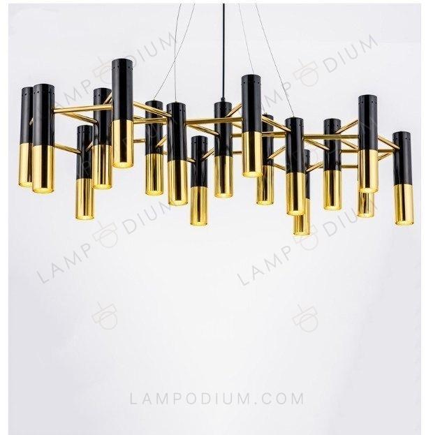 Chandelier GOLD E NERO 17