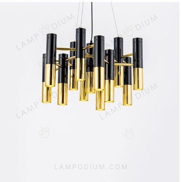 Chandelier GOLD E NERO 13