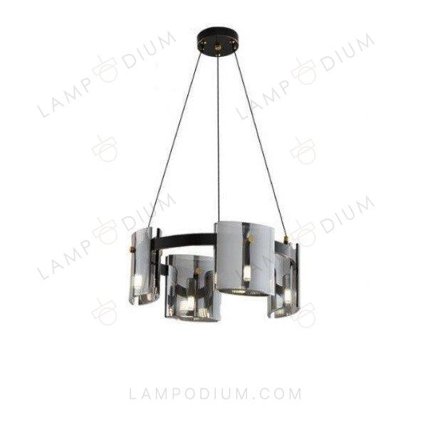 Chandelier GREY GLASSYC B 4