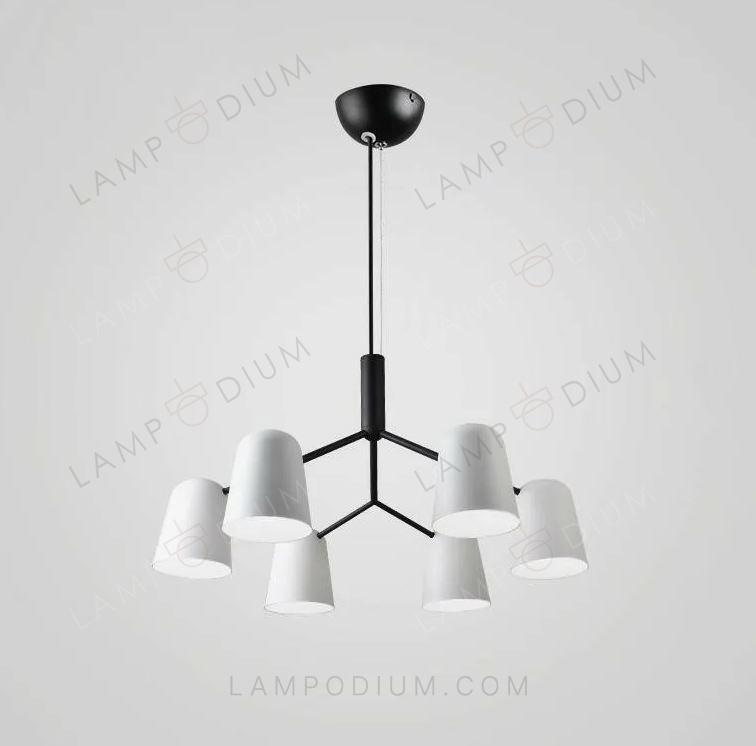 Chandelier NORDICO RAMO 6