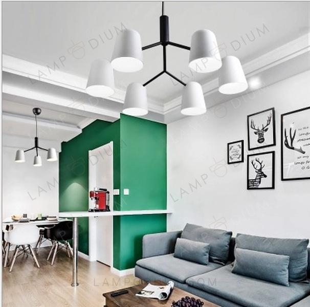 Chandelier NORDICO RAMO 6