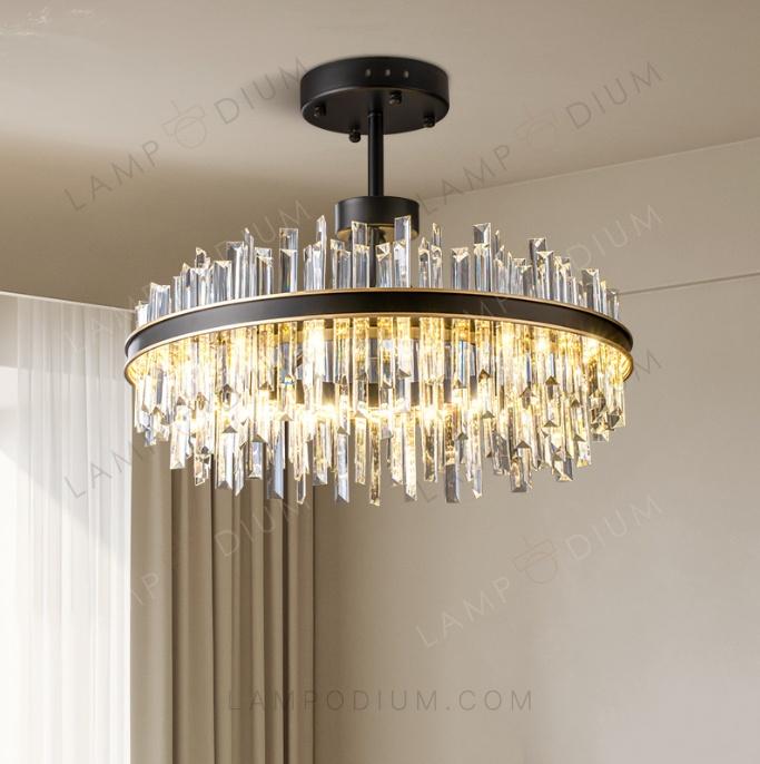 Chandelier GLOW SCAUR BLACK