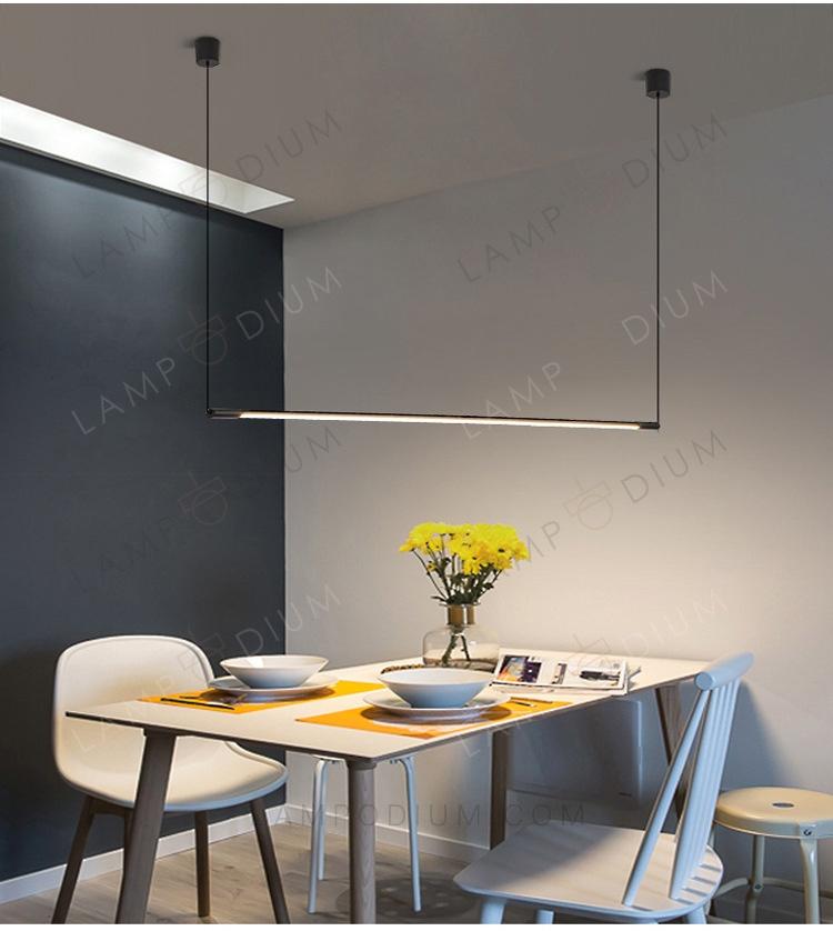 Pendant light BLACK STICK