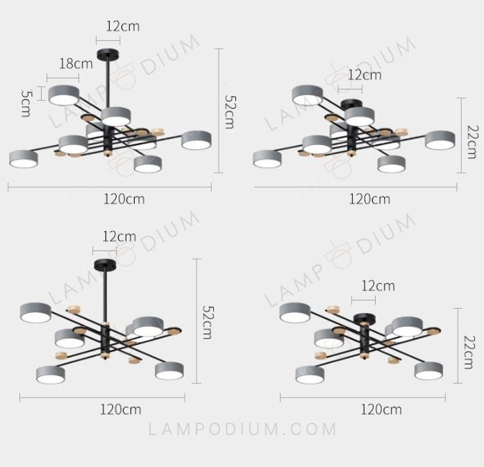 Chandelier IMPRESSIONE NORDICA 6