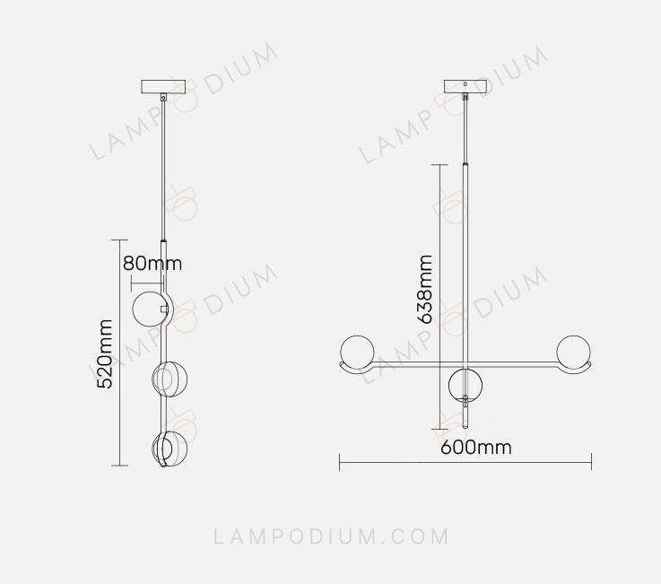 Chandelier LUCERNO VIVACE