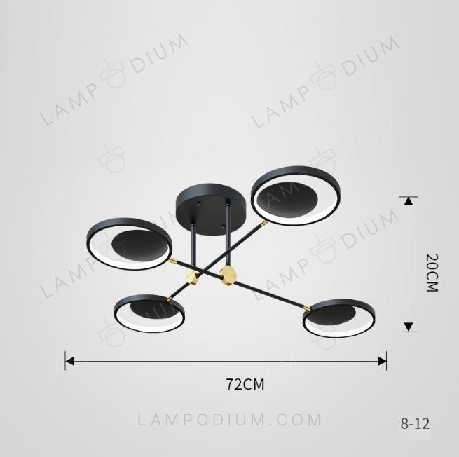 Ceiling light SMART ANELLI 6