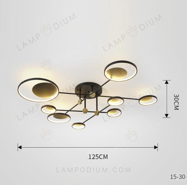 Ceiling light SMART ANELLI 6