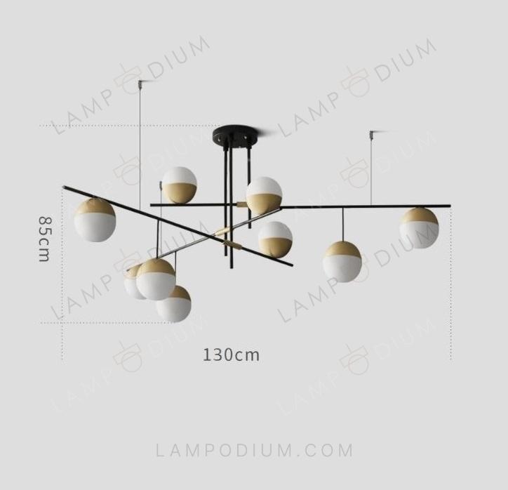 Chandelier TECHNUM TRIPLO 3