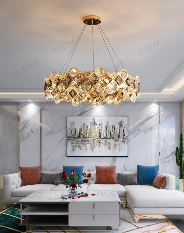 Chandelier APOLLO D'ORO 4