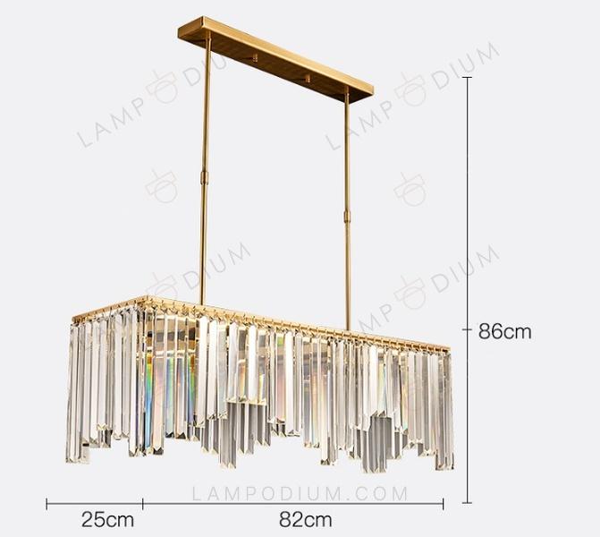 Chandelier CRISTALLO GOCCE 60CM