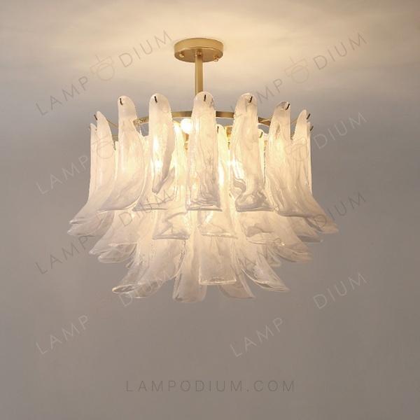 Chandelier CRISTALLO PIUME 9