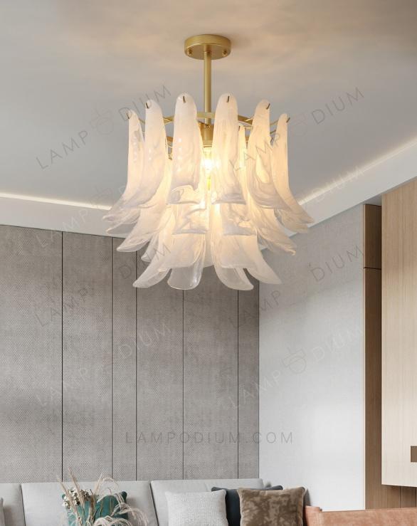 Chandelier CRISTALLO PIUME 9