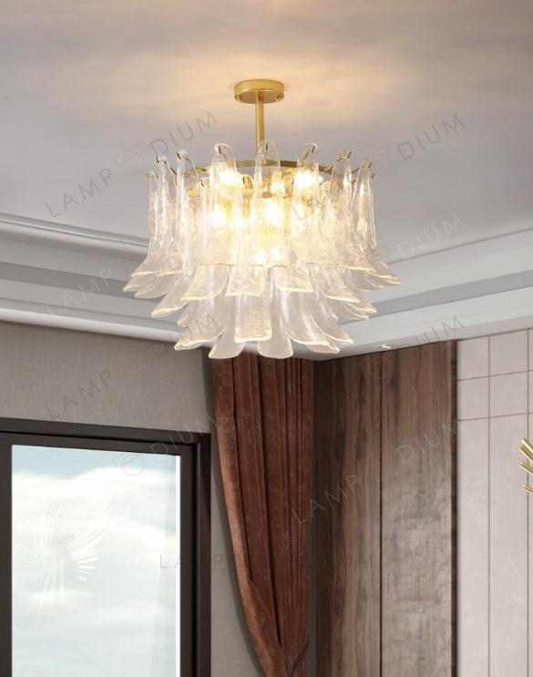 Chandelier CRISTALLO PIUME 9