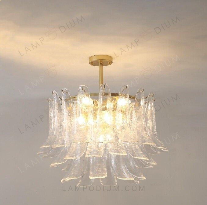 Chandelier CRISTALLO PIUME 9