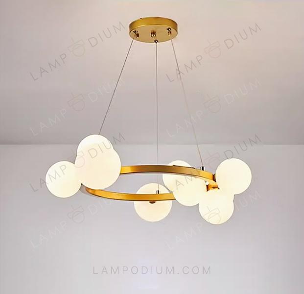 Chandelier GOLD RAINBOW BUBBLE