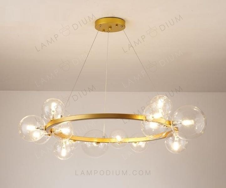 Chandelier GOLD RAINBOW BUBBLE