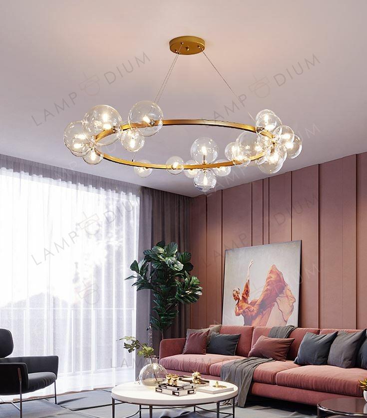 Chandelier GOLD RAINBOW BUBBLE