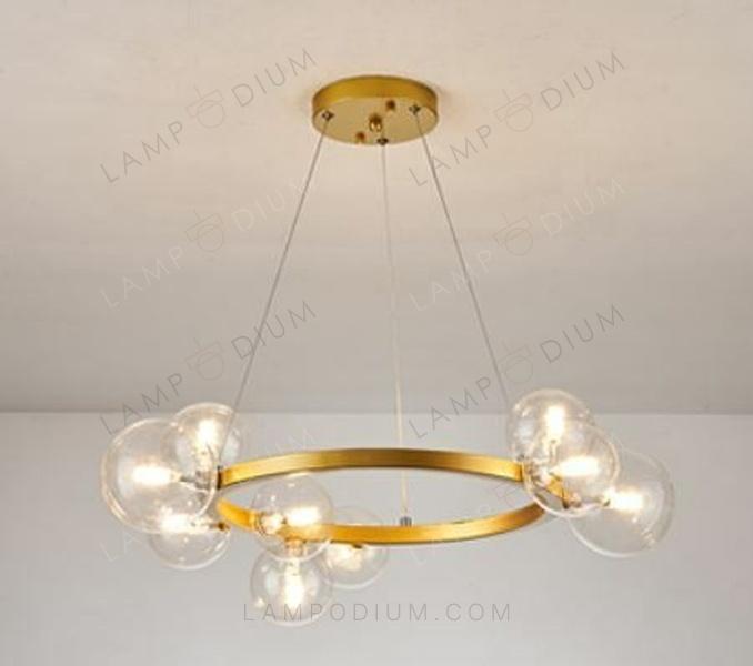 Chandelier GOLD RAINBOW BUBBLE