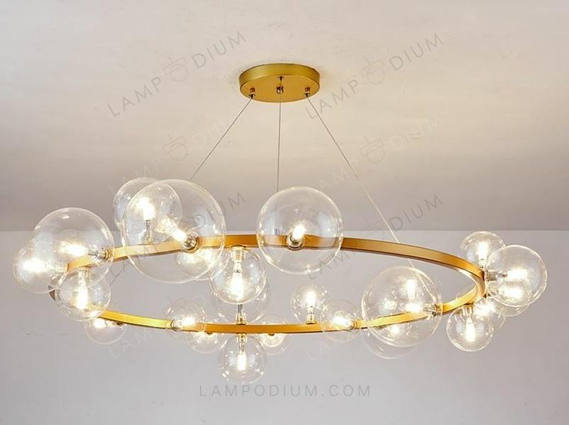 Chandelier GOLD RAINBOW BUBBLE