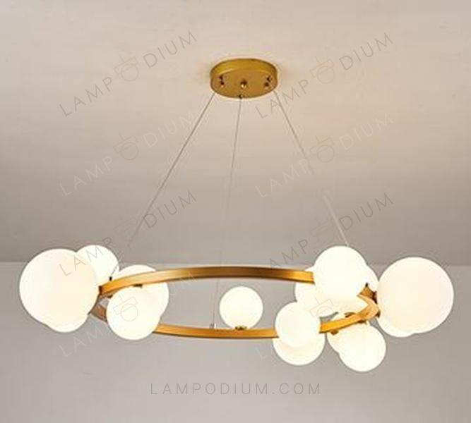 Chandelier GOLD RAINBOW BUBBLE