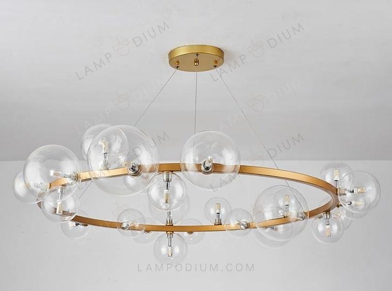 Chandelier GOLD RAINBOW BUBBLE