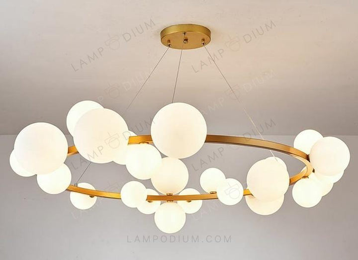 Chandelier GOLD RAINBOW BUBBLE