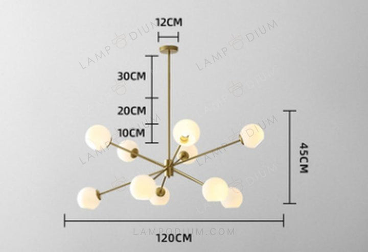 Chandelier LA-PLATA 6