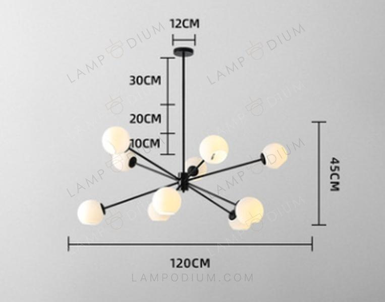 Chandelier LA-PLATA 6