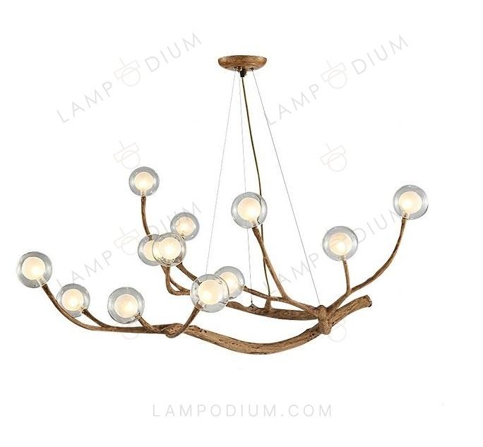 Chandelier BRANCO DI LEGNO 12