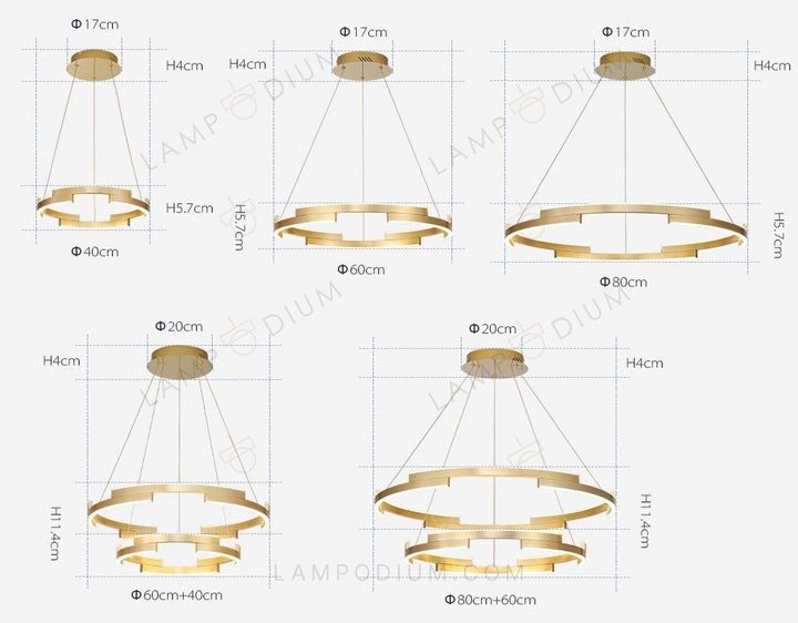 Chandelier TRONI