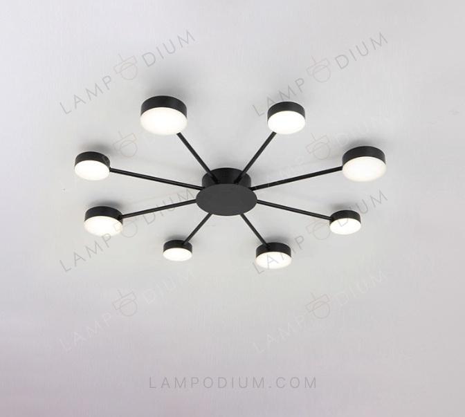 Ceiling light POLARE LUCE 8