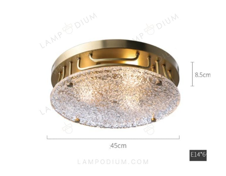 Ceiling light QUARZO B