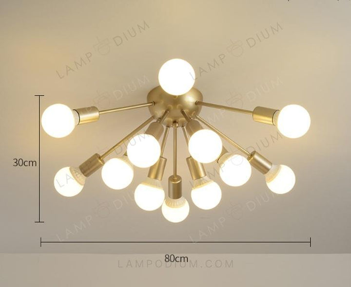 Ceiling light LUCERNA FIORALBA