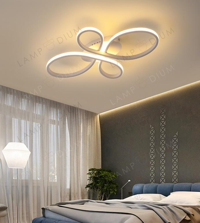 Ceiling light STITCH QUAD