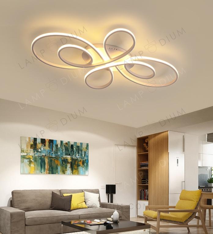 Ceiling light STITCH QUAD