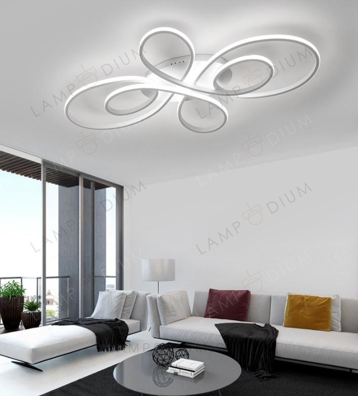 Ceiling light STITCH QUAD