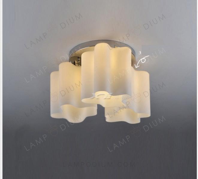 Ceiling light GHIACCIO LUMINOSO